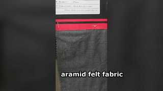Nazwa produktu: Tkanina z filcu igłowanego metaaramidowego Szerokość: 150 cm Gramatura: 270 g/m²