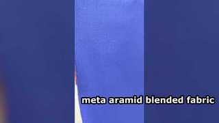 Tkanina meta-aramidowa Nomex IIIA typu 93/5/2 o gramaturze 160 g / m2 Jasnoniebieska tkanina antystatyczna FR do oleju gazowego Summ