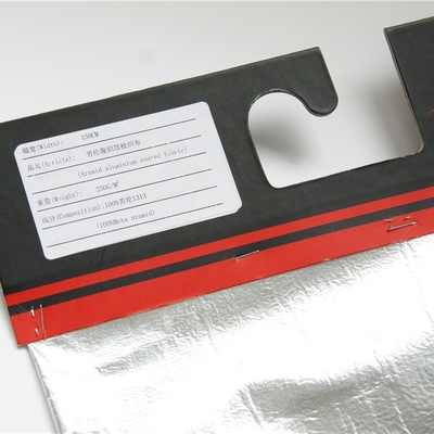 Wodoodporna tkanina para aramidowa 500 GSM z powłoką aluminiową