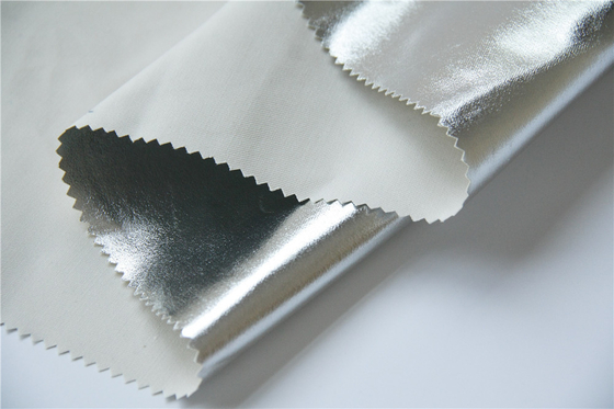 Odporność na ciepło 260 stopni Żółta, odporna na przecięcie tkanina aramidowa Powłoka aluminiowa