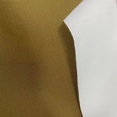Wodoodporna, oddychająca tkanina aramidowa khaki o gramaturze 280 g/m2 z membraną PTFE