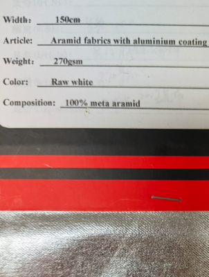 Navy Blue Meta Aramid Tkanina Woven Twill Chronić Ubrania Oferując doskonałą odporność na ciepło i właściwości opóźniające płomień