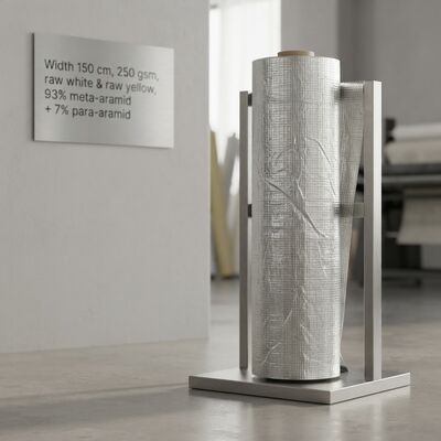 tkanina powleczona folią aluminiową z aramidu