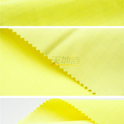 Tkanina modakrylowa 280gsm Fluorescrnt Yellow Ne24/2 En11612