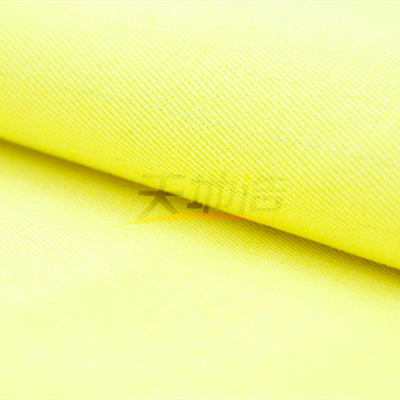 Tkanina modakrylowa 280gsm Fluorescrnt Yellow Ne24/2 En11612