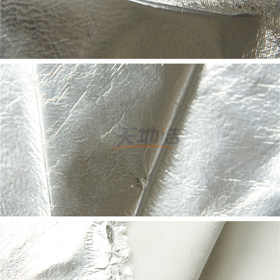 Wodoodporna tkanina z włókna metaaramidowego z powłoką aluminiową 260gsm