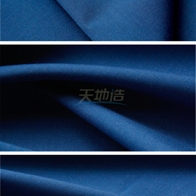 Ocean Blue Meta Aramid Fabric 160gsm Anti Arc Odzież na ropę naftową