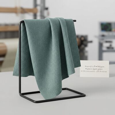 940 gm Aramid odwracalny ogień tkanina mankiet z wysoką odpornością na ścieranie i chemiczne dla odzieży ognioodpornej